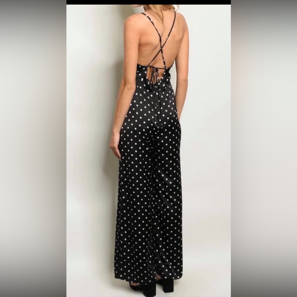 Polka dot NWT one piece jumpsuit